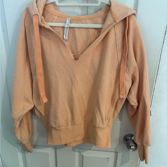 FP Movement North Shore Boho Hoodie Orange - Picture 3 of 14